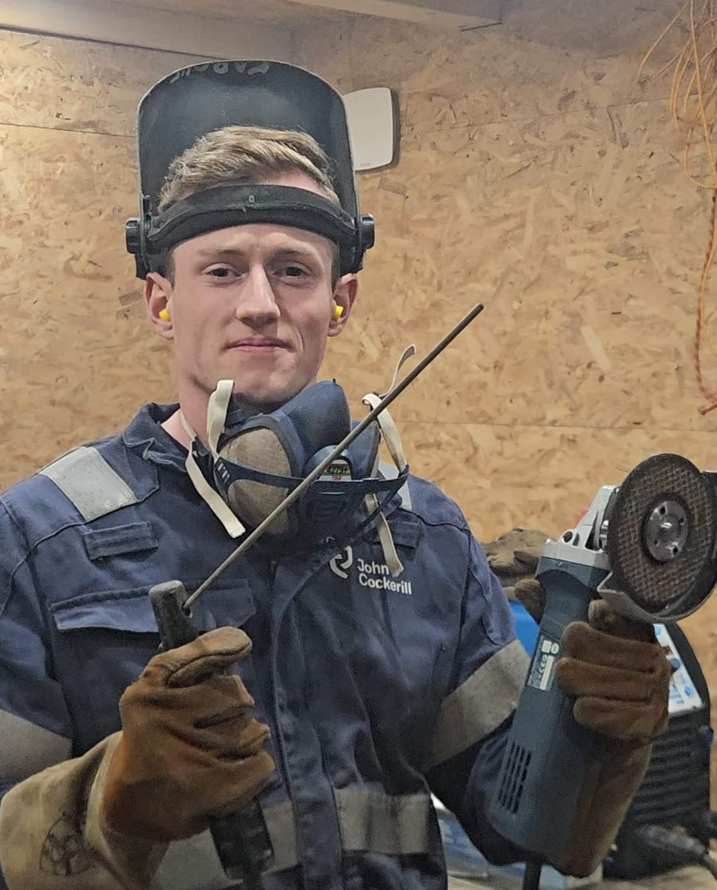 Alexis, fondateur d'Alexis Garage Weld